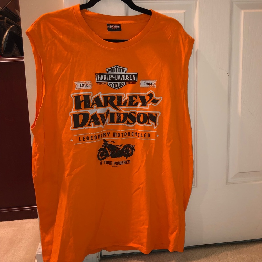 Harley Davidson Sleeveless Tshirt